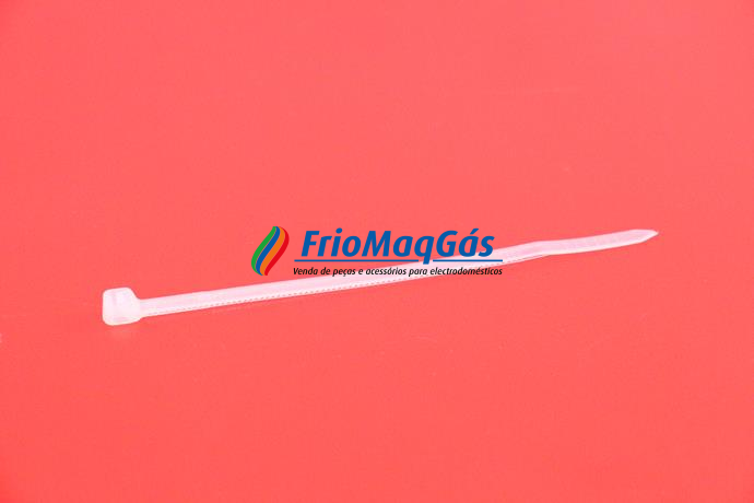 Abraçadeira plástica branca 75x2,4mm
