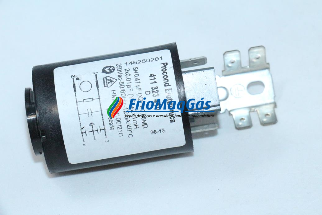Condensador filtragem 0,27mf