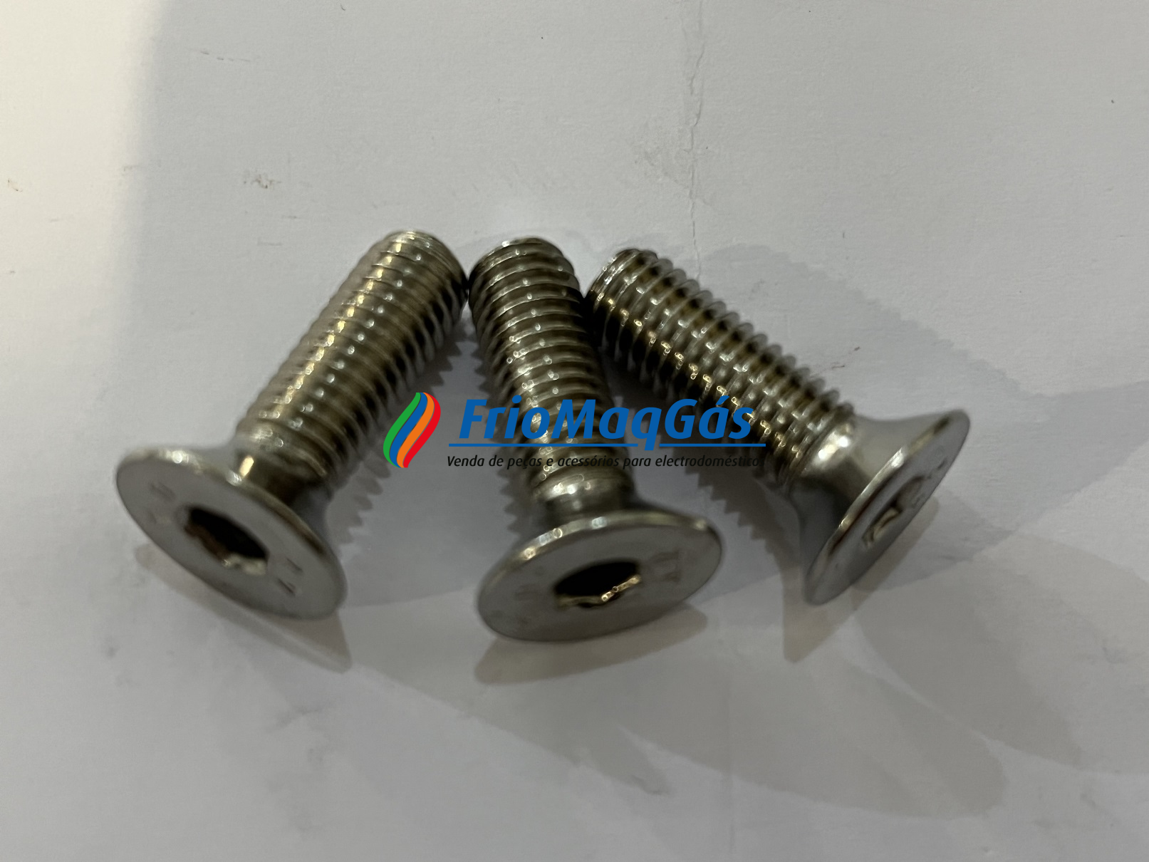 Conj. parafusos M8x25 Inox (3unidades)