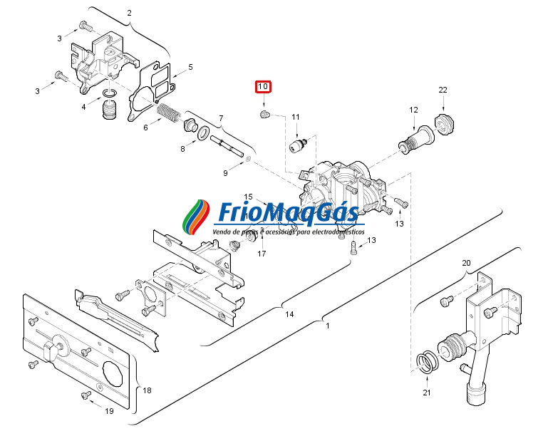 Injector Piloto (3C) 87082003260
