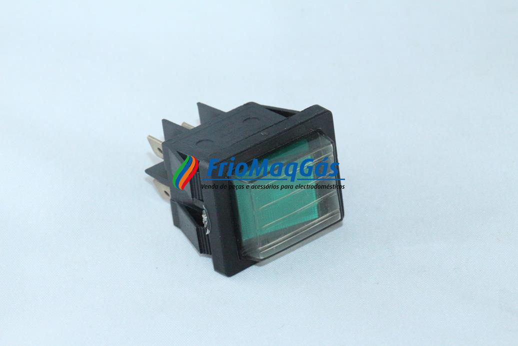 Interruptor pressão verde 4T (22x30)
